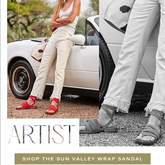 Free People Peach Sandals - Picture 2 of 7